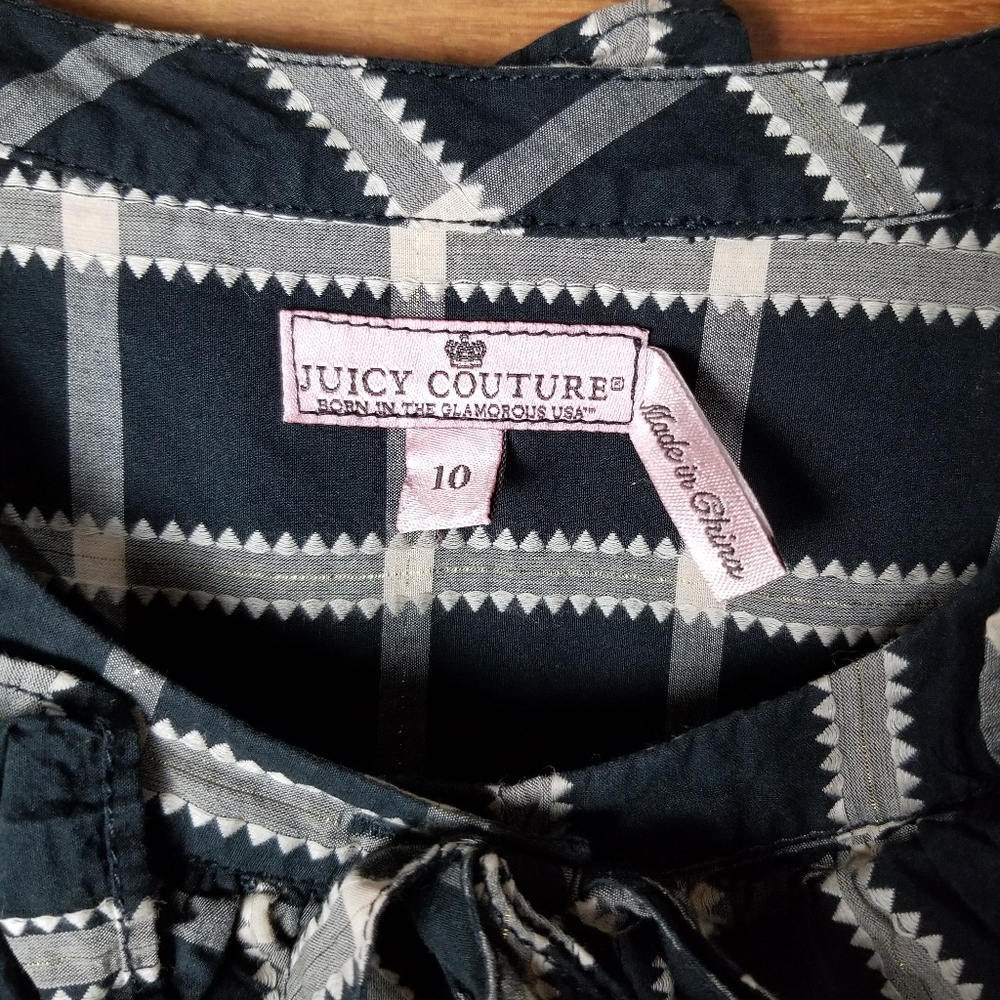 Juicy Couture girl plaid dress size 10 - Picture 4 of 4